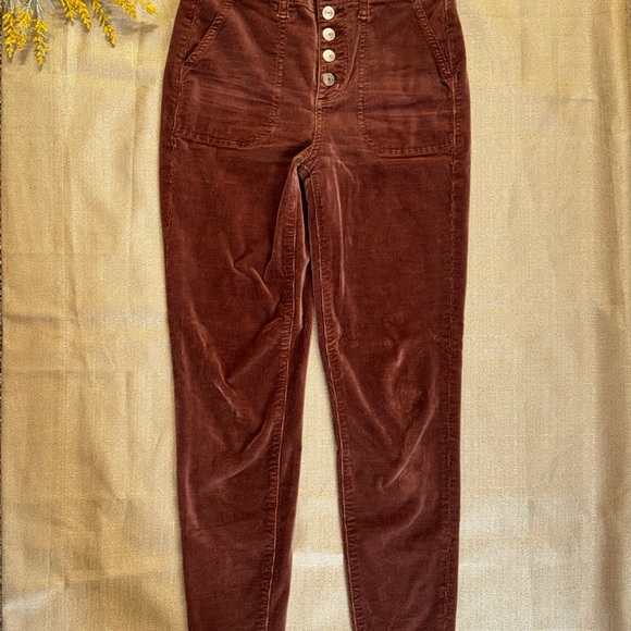American Eagle Brown Corduroy Jeggings - Picture 3 of 7